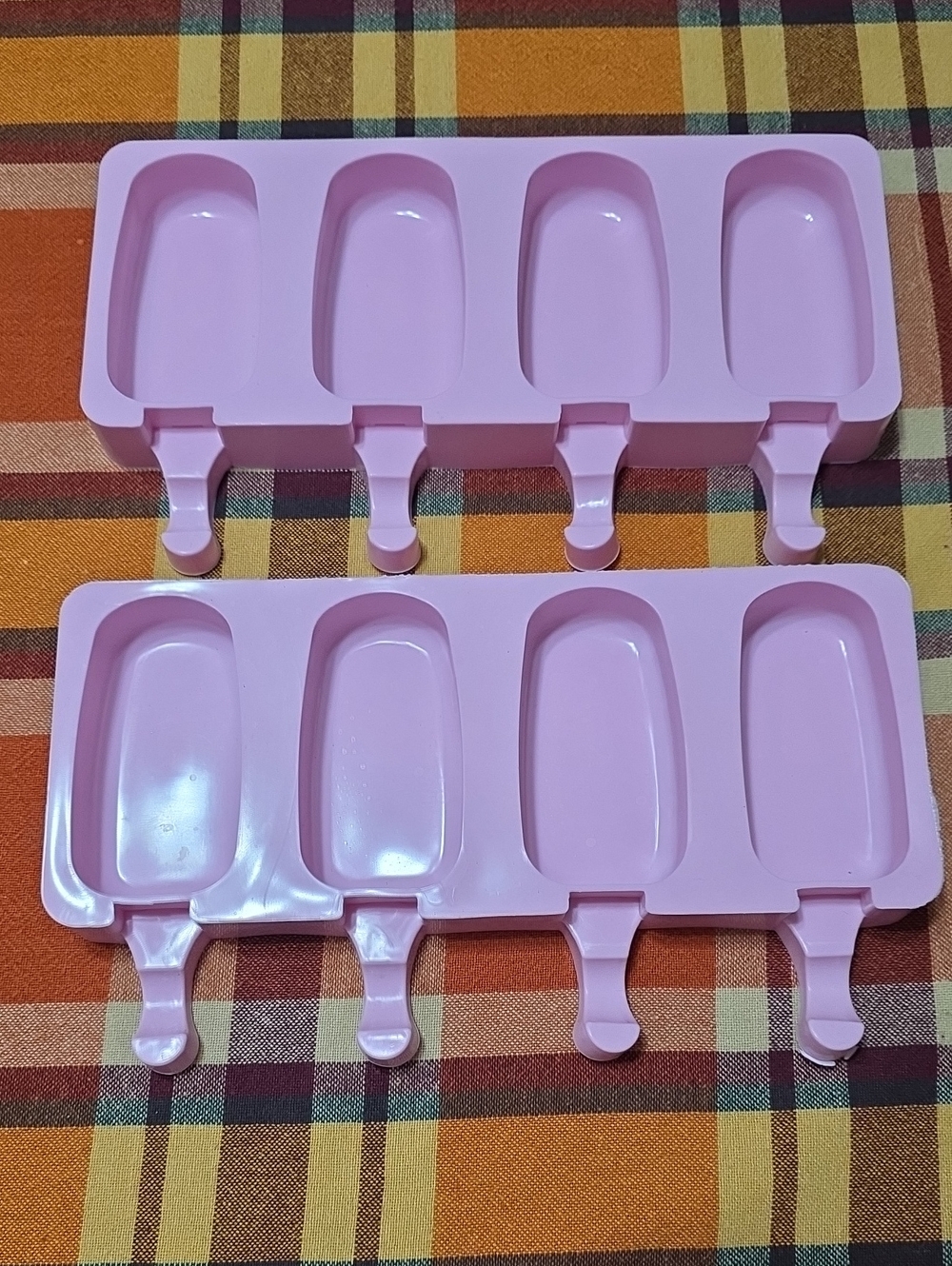 Silicone Cakesicle Mold Tray Set - Pink, 4 Cavity X 2